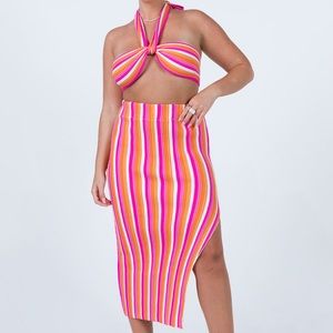 Princess Polly Britney Set Orange Multi